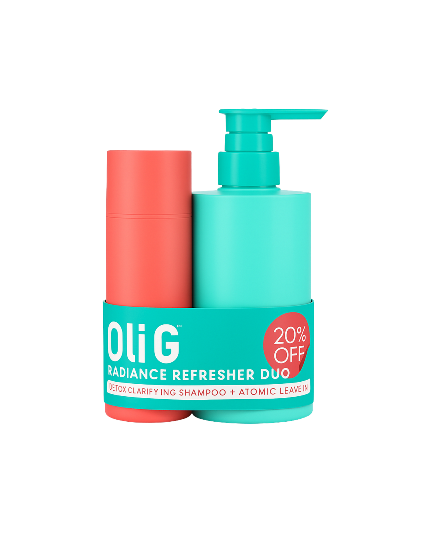Radiance Refresher Duo — Pure Detox Shampoo + Atomic Leave-In editorial lifestyle shot