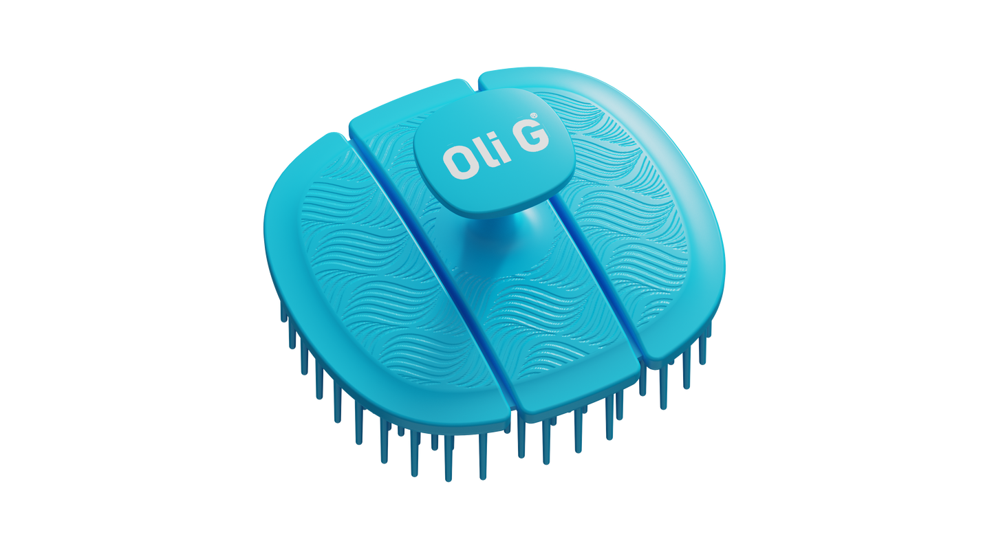 Oli G Scalp Brush — ergonomic grip